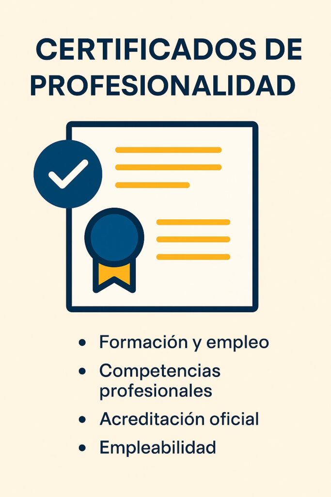 Certificados de profesionalidad